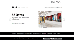Desktop Screenshot of mumok.at